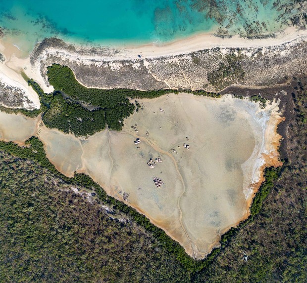 Vansittart Bay, Kimberley coast, from above