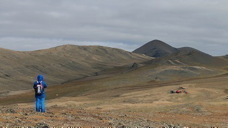 Soviet River near Ptichy Bazaar. Wrangel Island. 1829