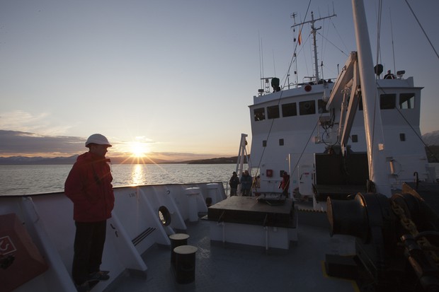 Spirit of Enderby sailing in Russia