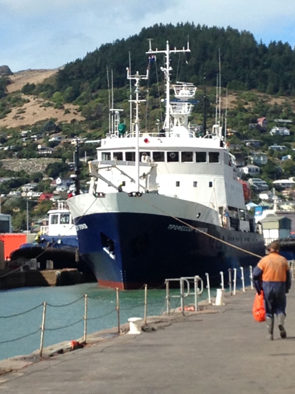 Alongside in Lyttelton