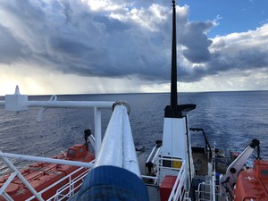 Spirit of Enderby Sailing North